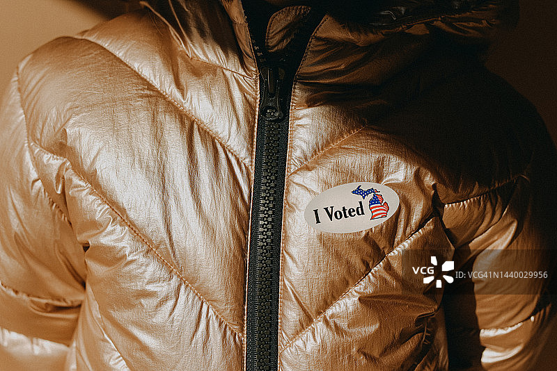 “我已投票”贴纸图片素材