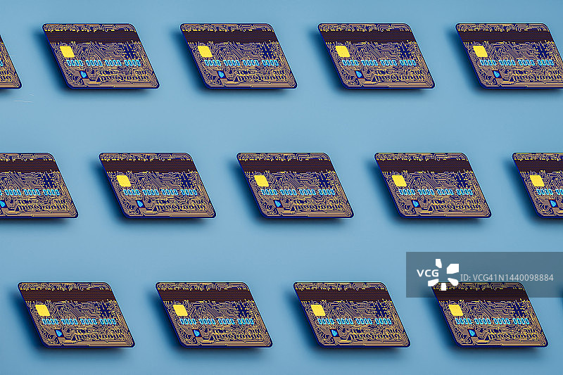 数字金融信用卡图片素材