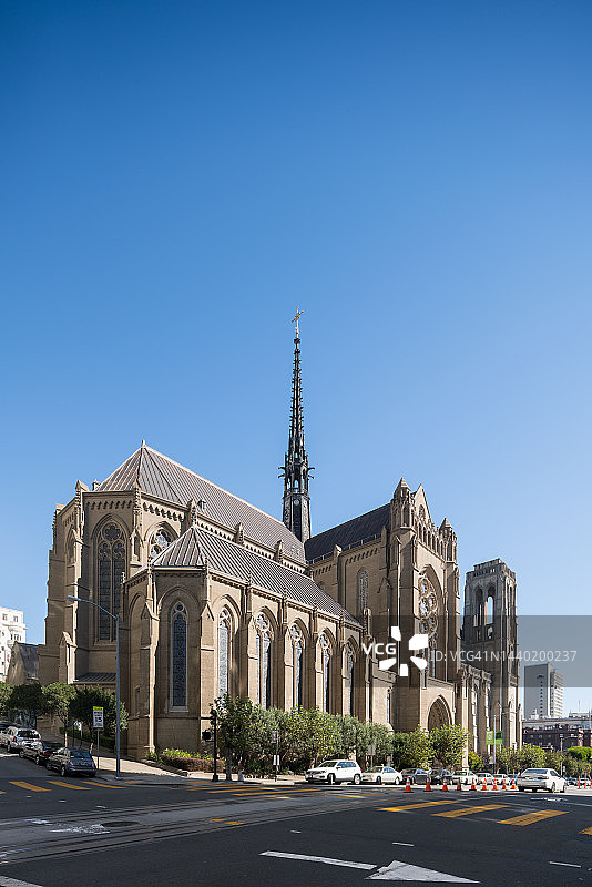 美国格蕾丝大教堂图片素材