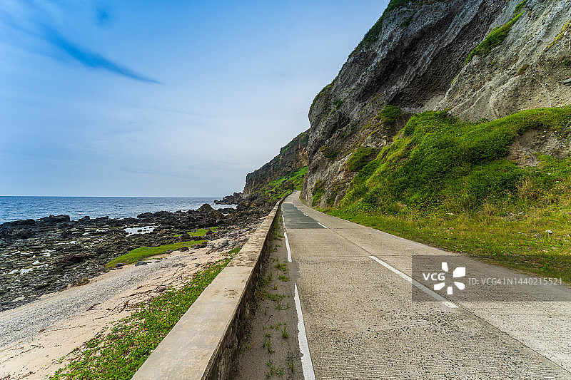 菲律宾巴坦群岛巴坦省伊凡那沿海公路图片素材