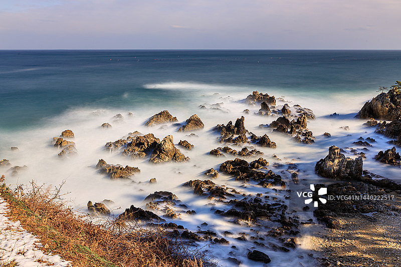 江原道三陟市海神堂公园图片素材