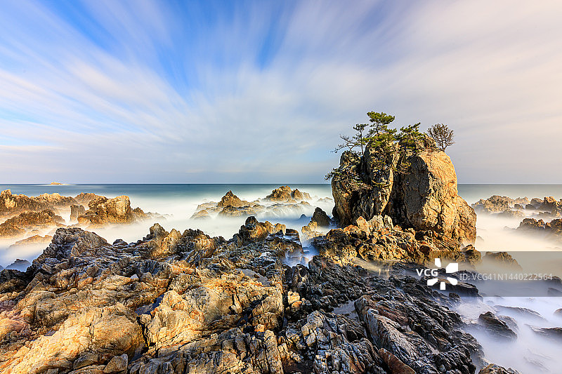 江原道三陟市海神堂公园图片素材