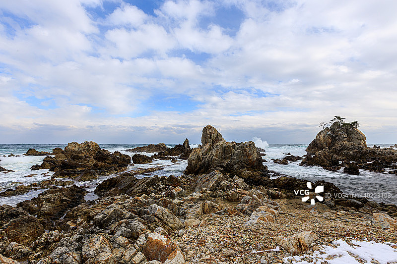 江原道三陟市海神堂公园图片素材