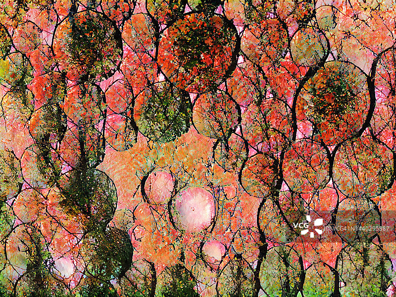 赭色油画笔触画布抽象背景图片素材