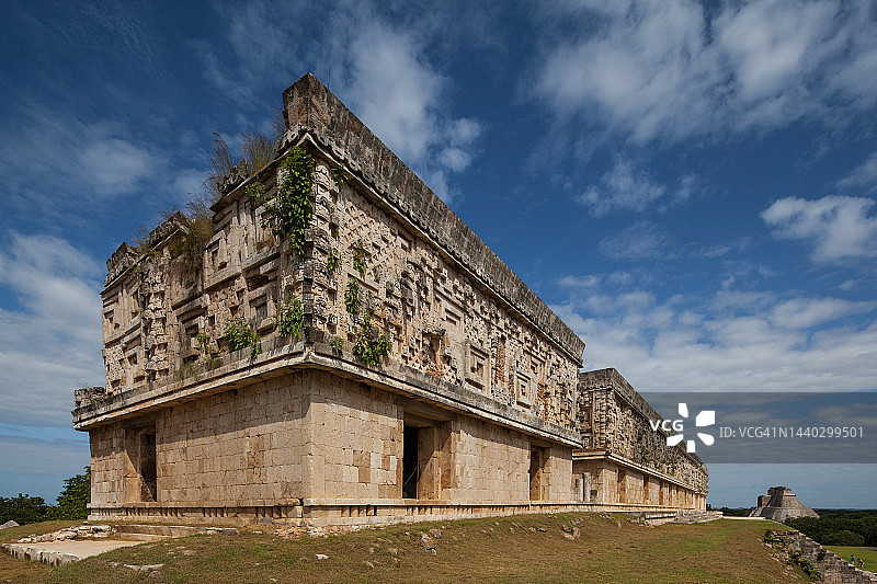 玛雅遗址，玛雅金字塔，乌斯马尔，墨西哥图片素材