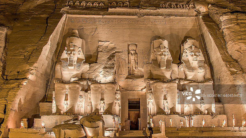 阿布辛贝，埃及图片素材