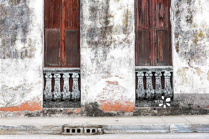 风化的建筑图片素材
