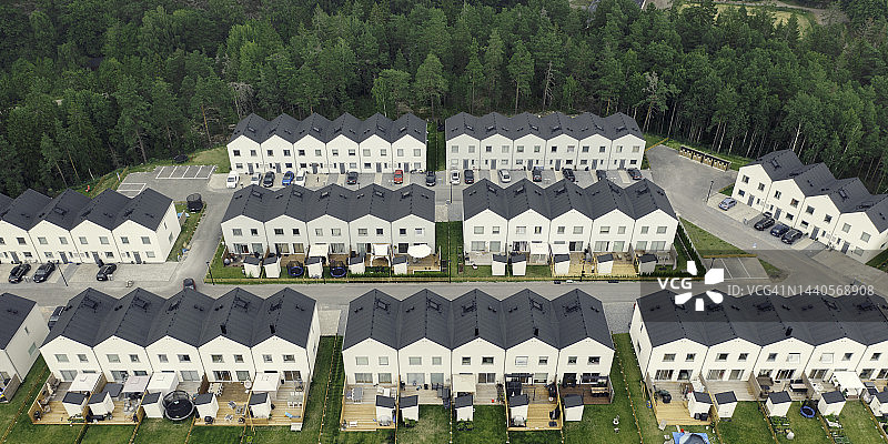 现代联排住宅图片素材