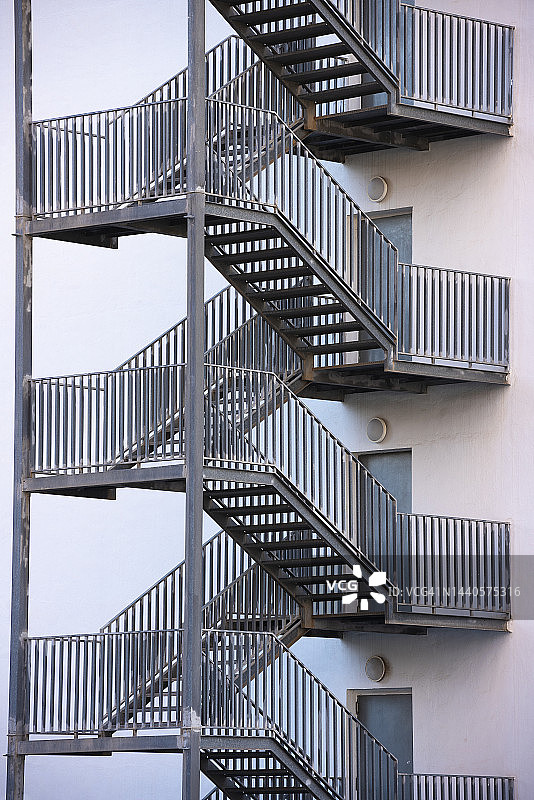 建筑物的消防出口图片素材