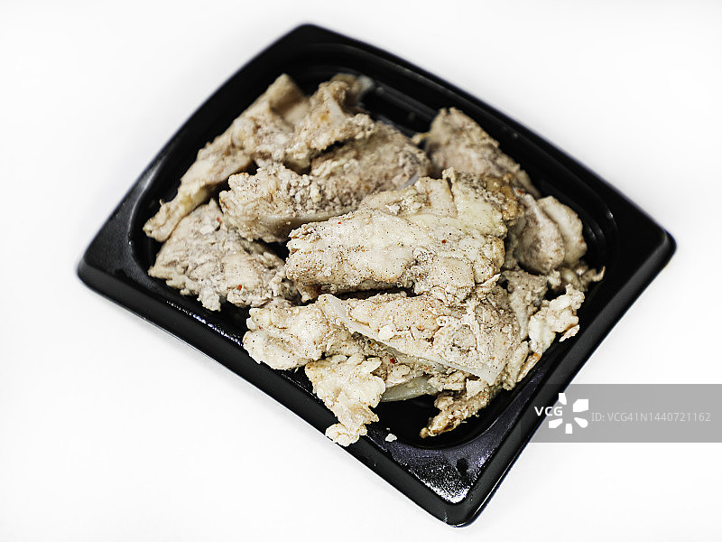 蒜椒烤鸡胸软骨图片素材