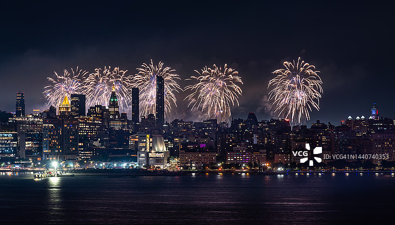 纽约独立日烟花图片素材