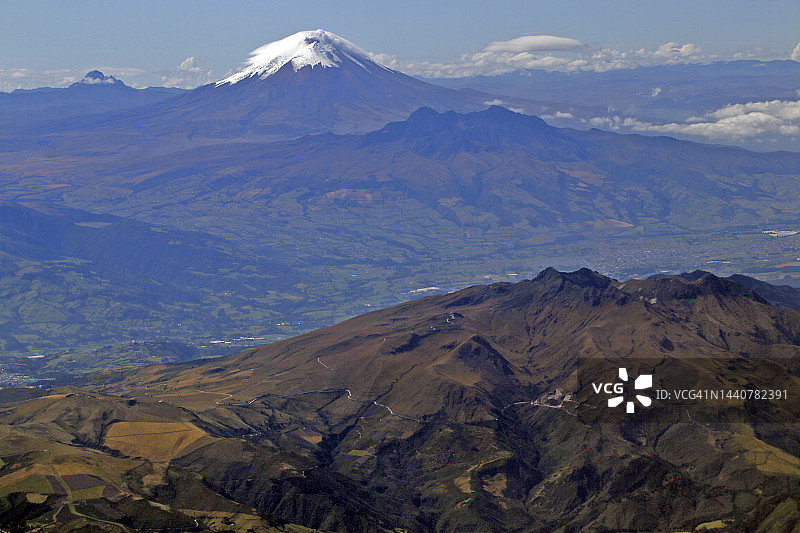 厄瓜多尔科托帕希火山图片素材