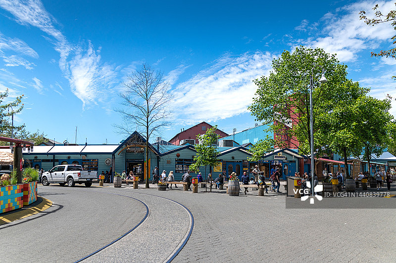 加拿大温哥华格兰维尔岛的开放空间图片素材