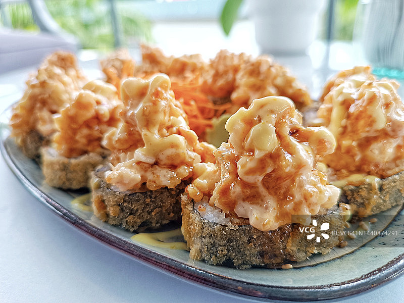 天妇罗寿司卷图片素材