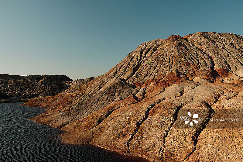 类似火星表面的乌拉尔超现实景观图片素材