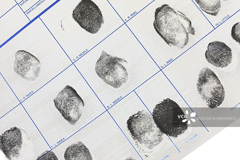 指纹文件细节图片素材