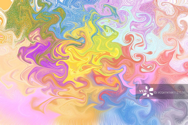 油画颜料混合图片素材