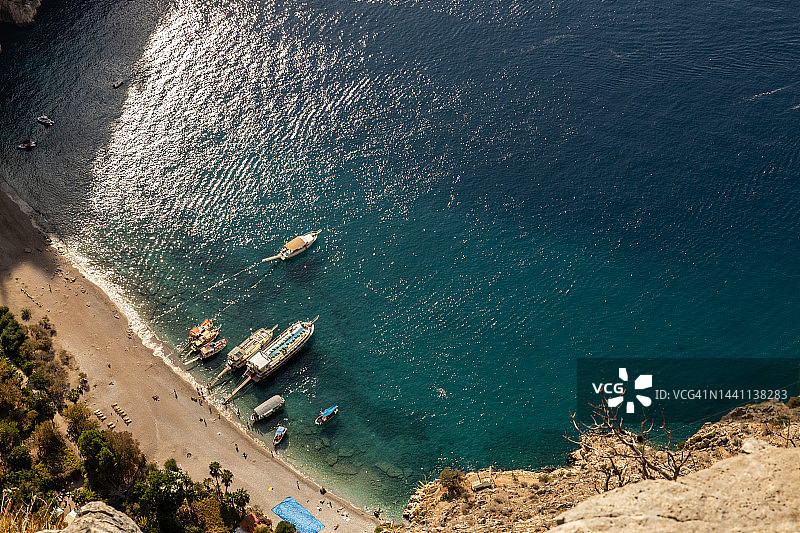 土耳其阳光明媚的蝴蝶谷图片素材