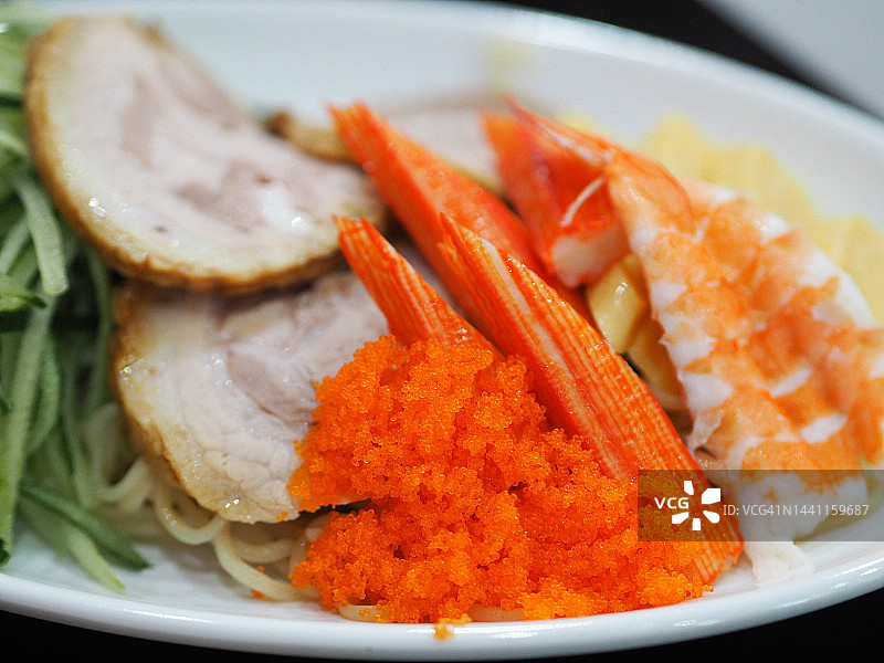 日式中华凉面图片素材