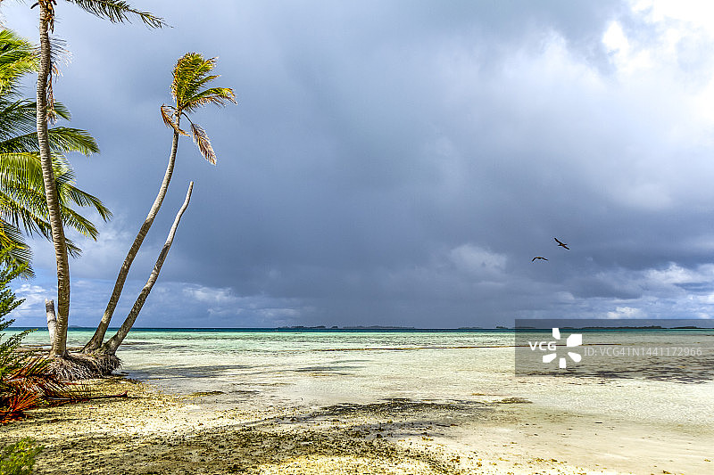 兰吉罗阿环礁图片素材