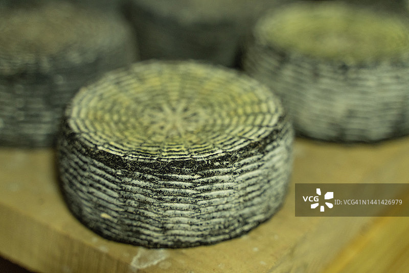 奶酪工厂的奶酪库存图片素材