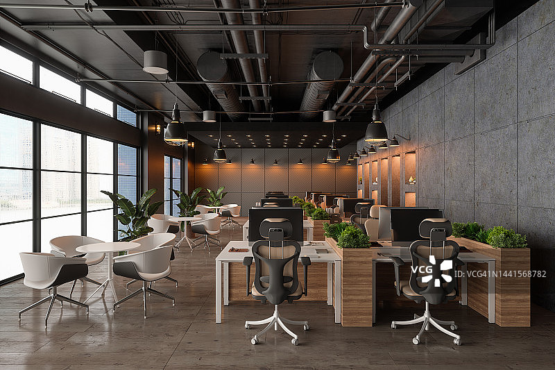 环保开放式办公室图片素材