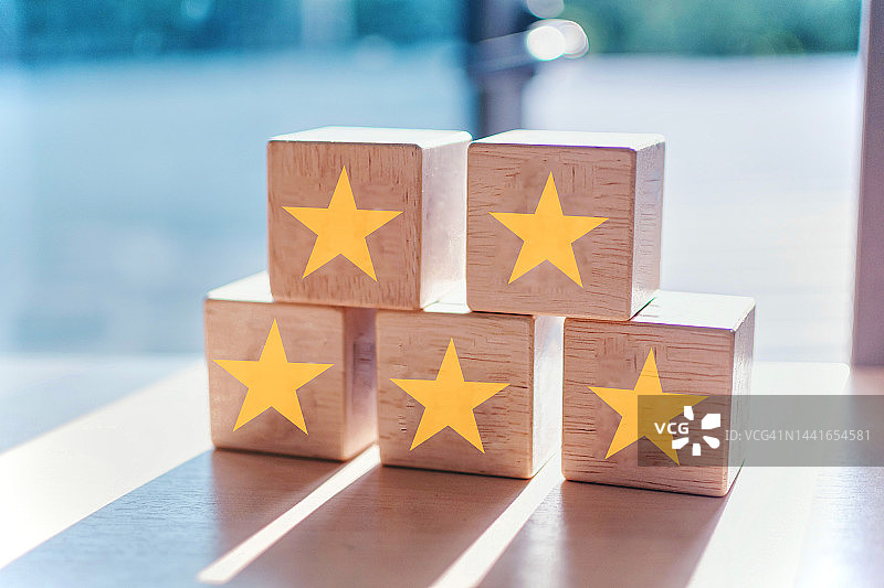 卓越概念，五星，金星图片素材