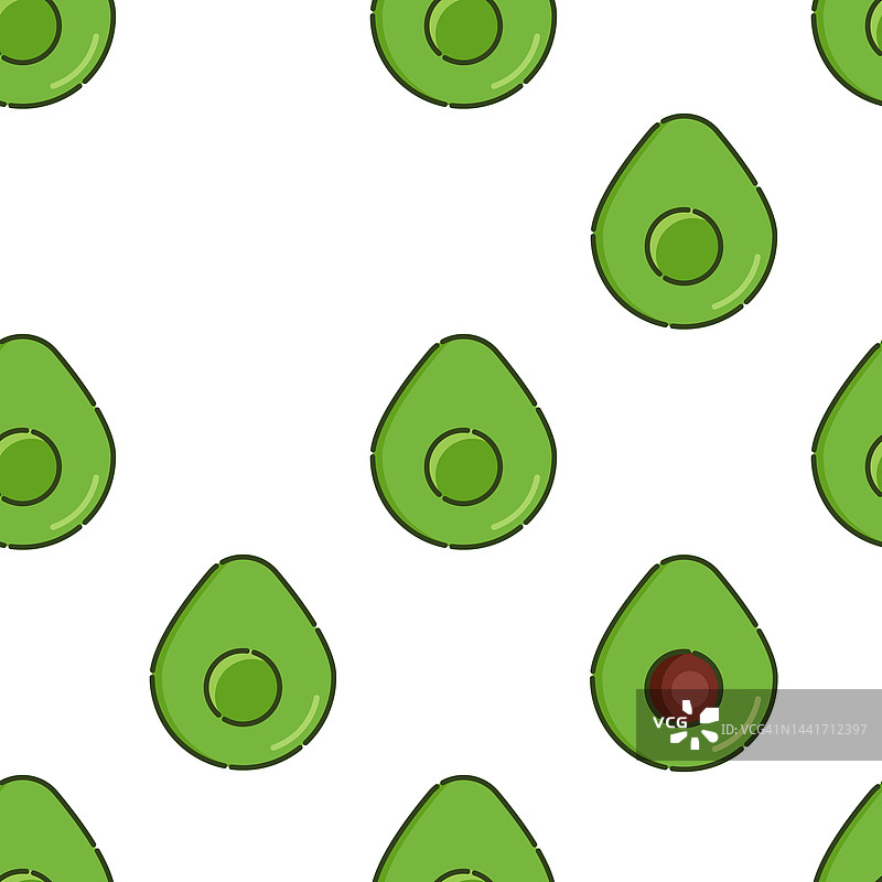 牛油果概念插画图片素材
