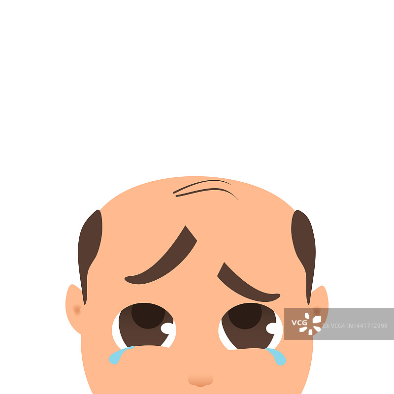 脱发概念图图片素材