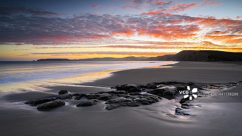 加利福尼亚州德雷克斯海滩风光图片素材