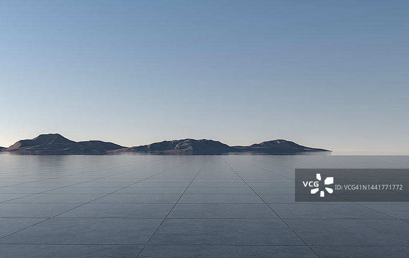 屋顶和停车场图片素材