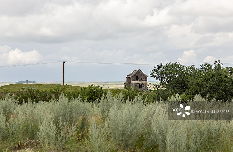 废弃的农舍场景图片素材