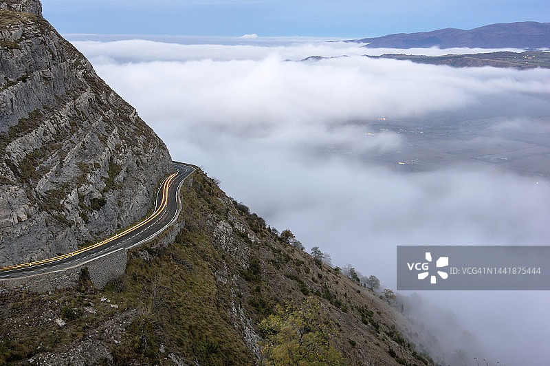 西班牙奥尔杜尼亚港口观景点图片素材