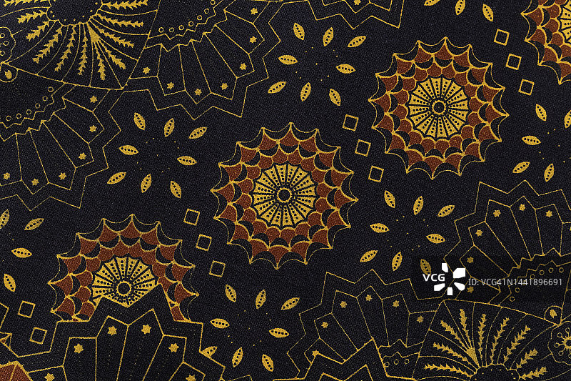 泰国丝绸传统图案纺织品纹理背景特写图片素材