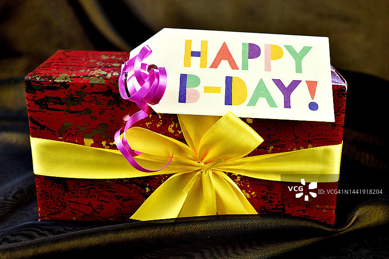 生日快乐礼品袋图片素材