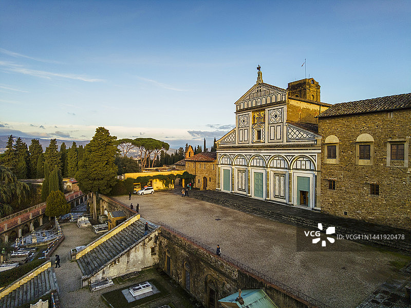 圣米尼亚托教堂图片素材