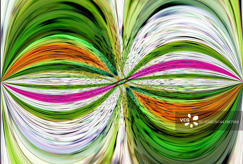 白色背景上球体光轨抽象背景图片素材