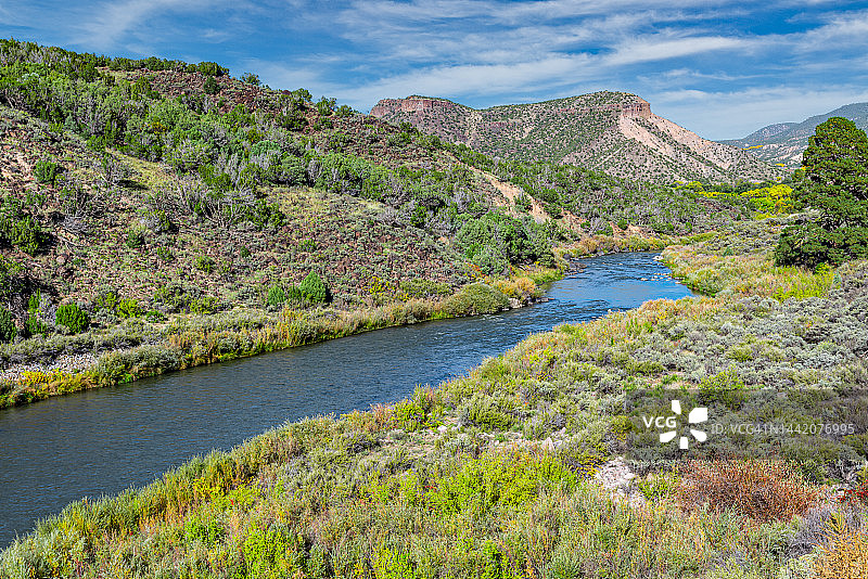 秋季的北里奥格兰德河峡谷图片素材