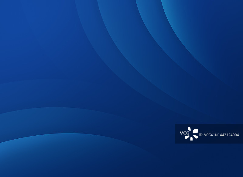 蓝色曲线或图层抽象背景图片素材