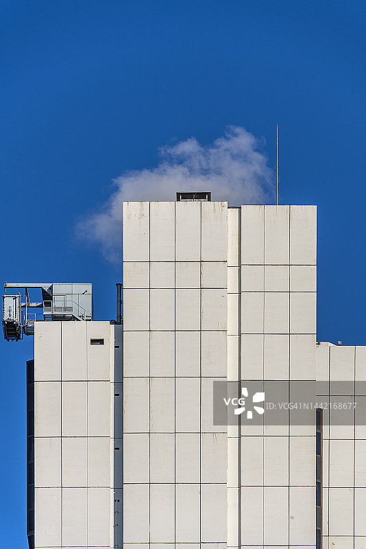 首尔中区市政厅附近的建筑外墙图片素材