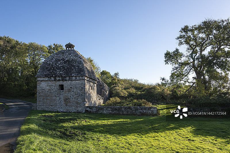北威尔士博马里斯Penmon的旧鸽舍图片素材