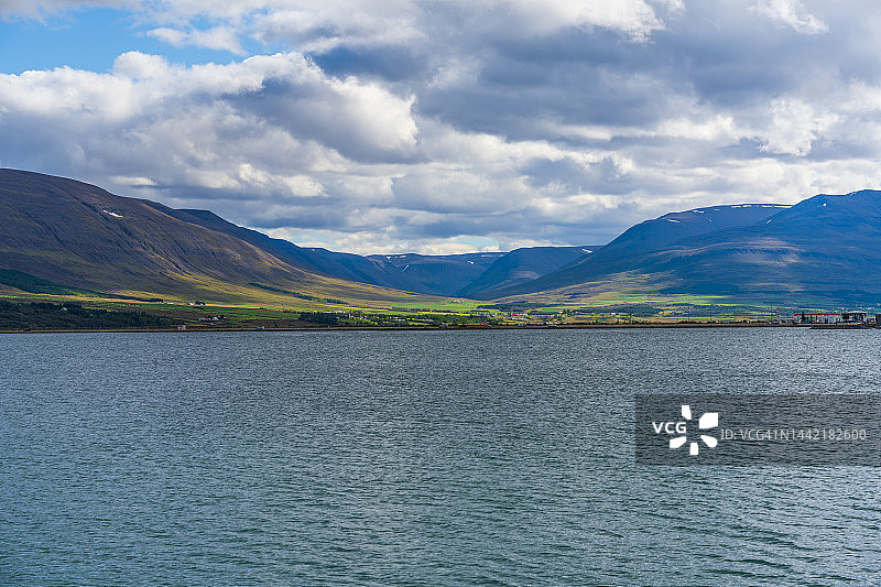 冰岛北部区阿克雷里海岸地区图片素材