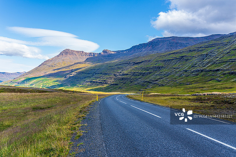 冰岛东部区93号国道图片素材