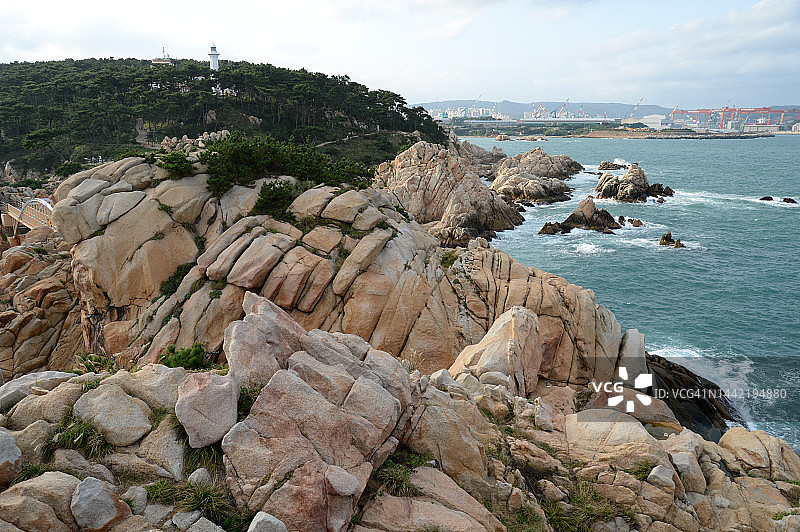 蔚山大王岩图片素材