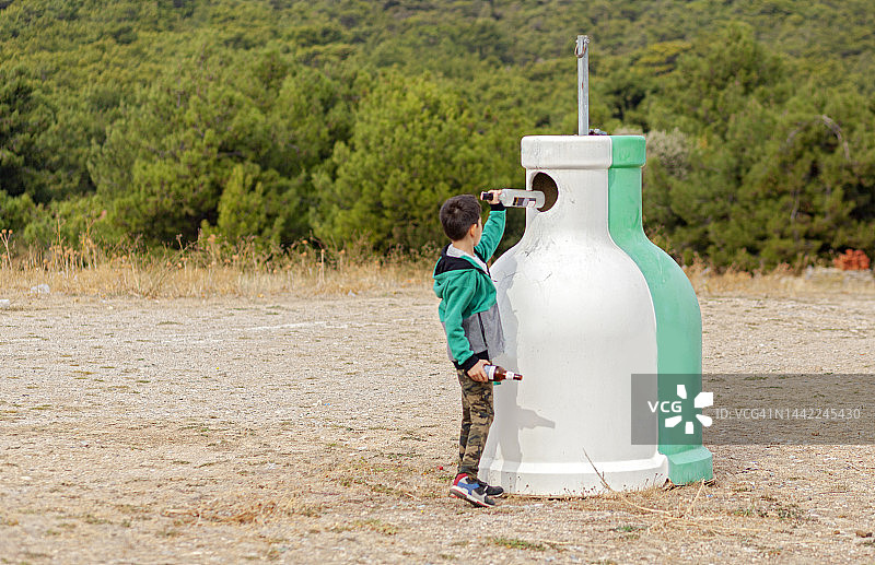 玻璃回收图片素材