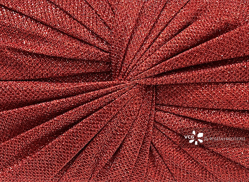 红色钱包展开图案细节图片素材