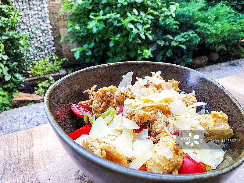 新鲜海鲜沙拉图片素材