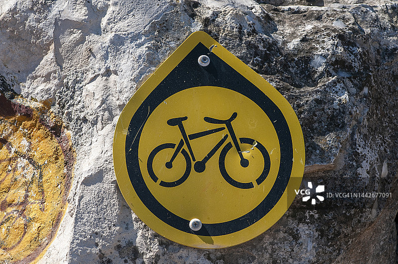 单车道标志图片素材