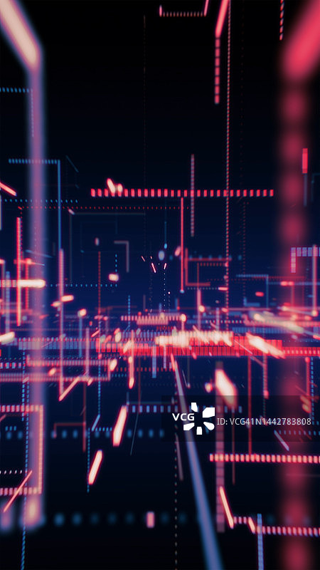 抽象数字数据-创新技术概念图片素材