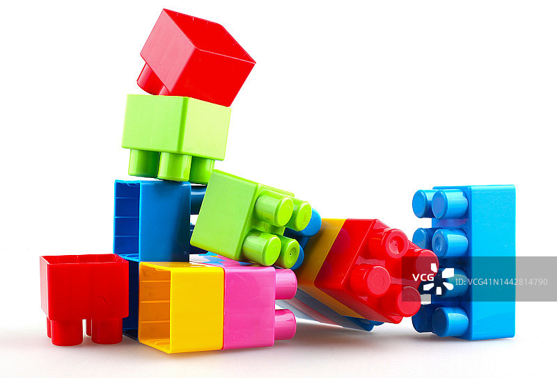 塑料积木图片素材